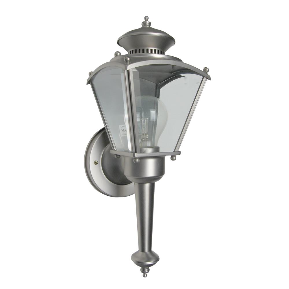 Designers Fountain 30223-PW 5 1/4 inches Wall Lantern in Pewter (Clear Glass)